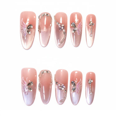 Butterfly Pink Gold Gradient